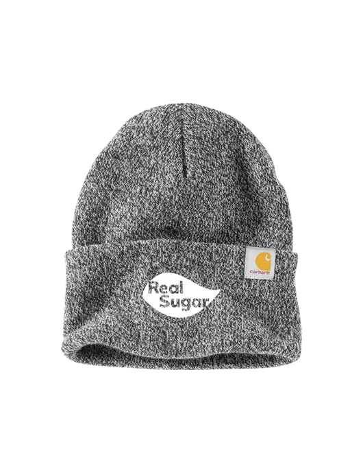 Carhartt Medium Grey Heather Watch Cap 2.0 w/Real Sugar Logo