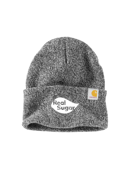 Carhartt Medium Grey Heather Watch Cap 2.0 w/Real Sugar Logo
