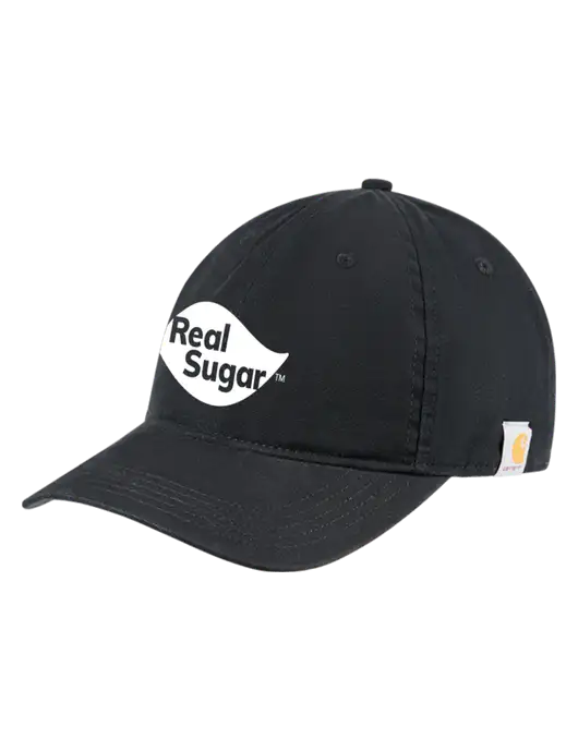 Carhartt Black Cotton Canvas Cap w/Real Sugar Logo