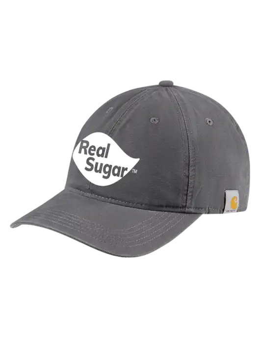Carhartt Dark Grey Cotton Canvas Cap w/Real Sugar Logo