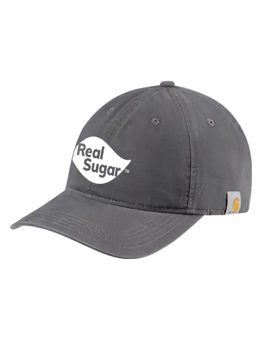 Carhartt Dark Grey Cotton Canvas Cap w/Real Sugar Logo