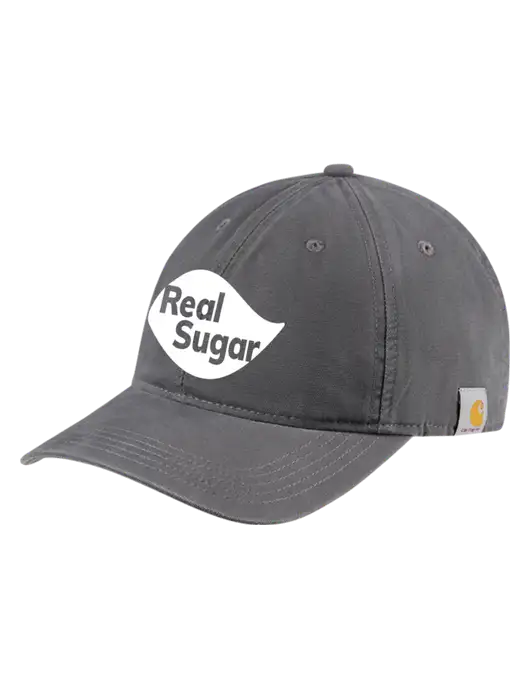 Carhartt Dark Grey Cotton Canvas Cap w/Real Sugar Logo