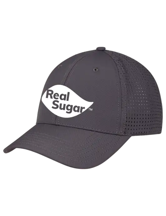 Charcoal Performance Stretchable Cap Hook & Loop w/Real Sugar Logo