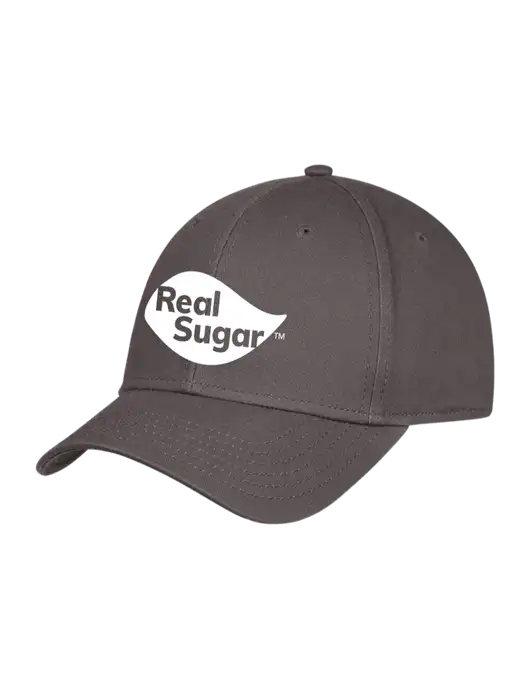 Charcoal Structured Cap Hook & Loop w/Real Sugar Logo