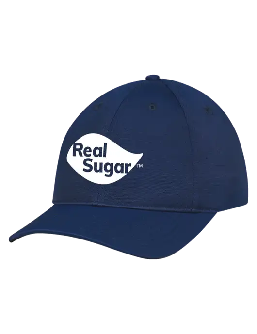 Navy Nylon Twill Performance Cap w/Real Sugar Logo