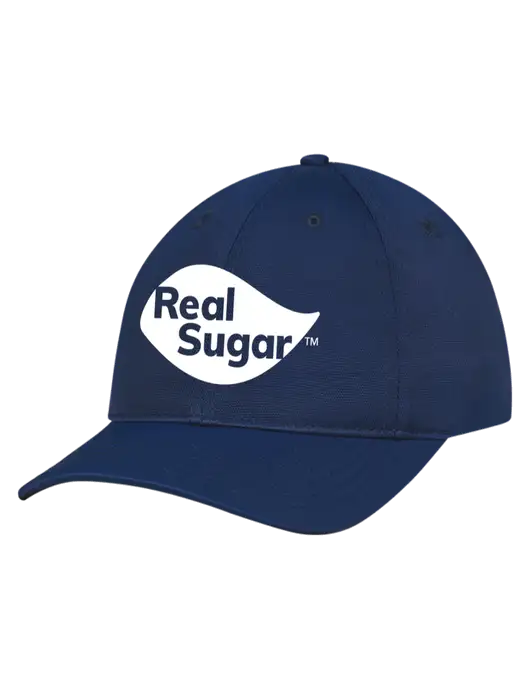 Navy Nylon Twill Performance Cap w/Real Sugar Logo