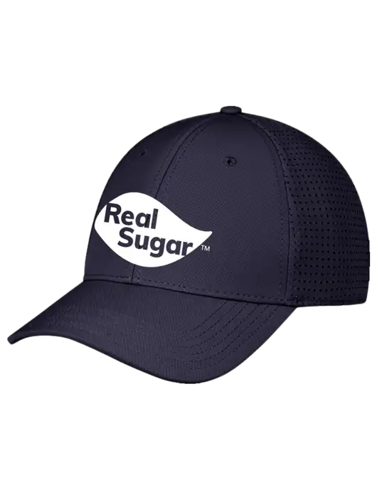 Navy Performance Stretchable Cap Hook & Loop w/Real Sugar Logo