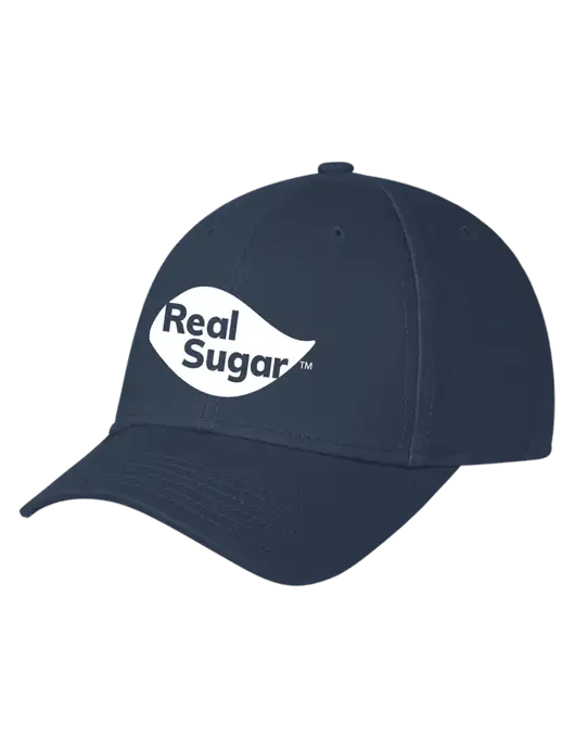 Navy Structured Cap Hook & Loop w/Real Sugar Logo