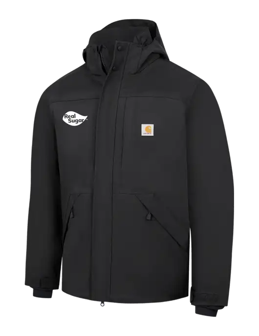 Carhartt Black Storm Defender Shoreline Jacket w/Real Sugar Logo