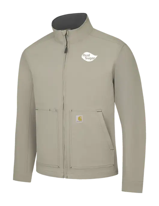 Carhartt Light  Grey Super Dux Soft Shell Jacket w/Real Sugar Logo