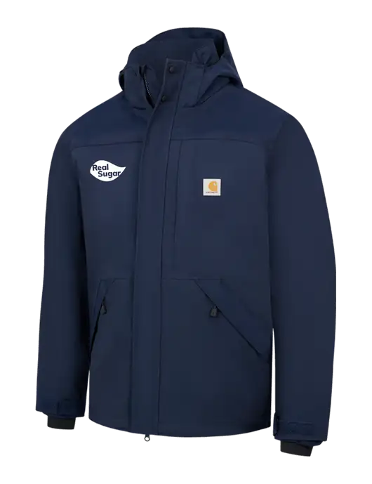Carhartt Navy Storm Defender Shoreline Jacket w/Real Sugar Logo