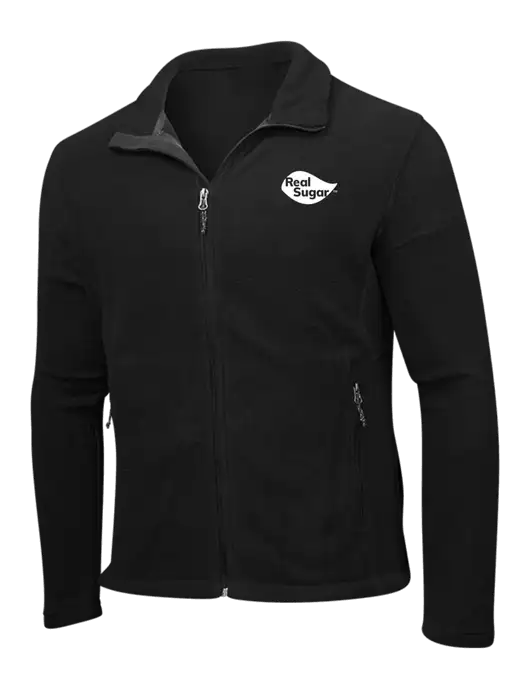 Black Fleece Jacket w/Real Sugar Logo