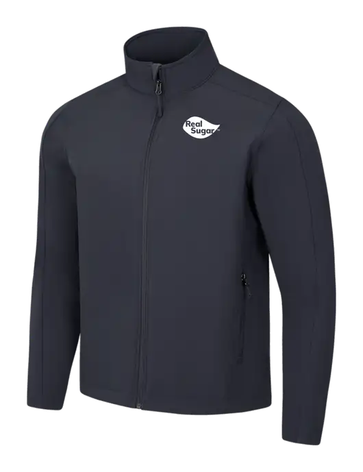 Charcoal Grey Core Soft Shell Jacket w/Real Sugar Logo