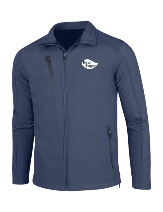 Navy Welded Softshell Jacket w/Real Sugar Logo