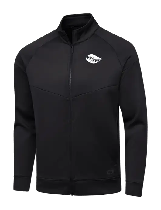 OGIO Black Endurance Modern Performance Full-Zip w/Real Sugar Logo