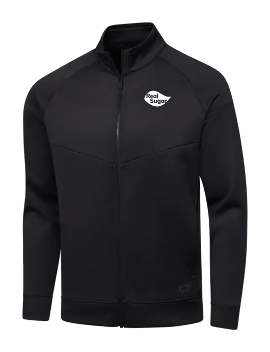 OGIO Black Endurance Modern Performance Full-Zip w/Real Sugar Logo