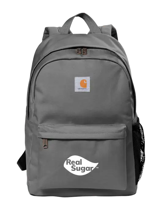 Carhartt Grey Canvas Backpack w/Real Sugar Logo