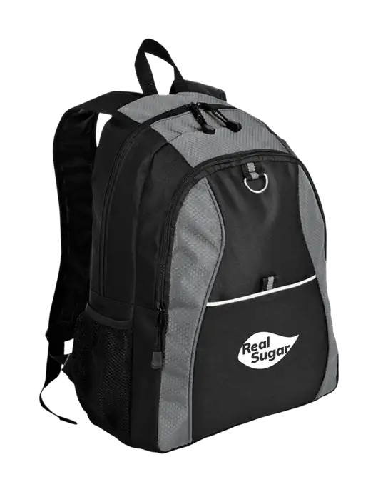 Honeycomb Grey/Black Backpack w/Real Sugar Logo