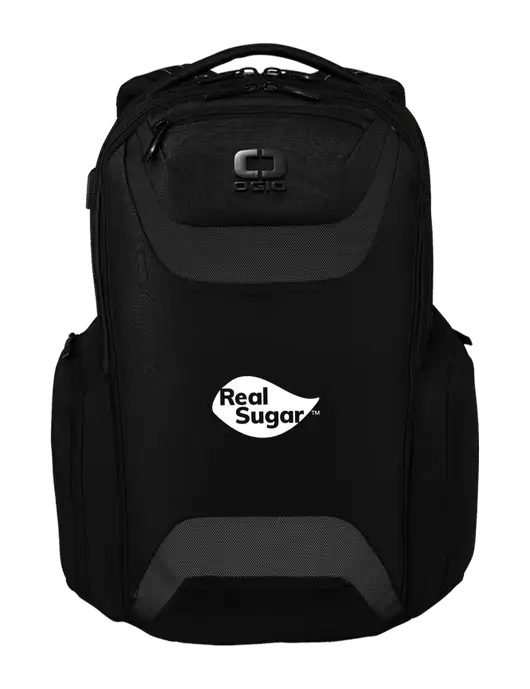 OGIO Black Charcoal Connected Pack w/Real Sugar Logo