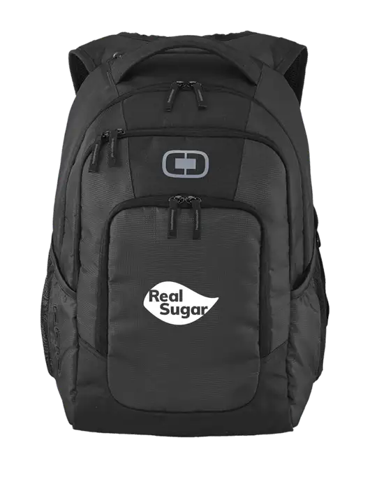 OGIO Diesel Grey Logan Laptop Backpack
 w/Real Sugar Logo