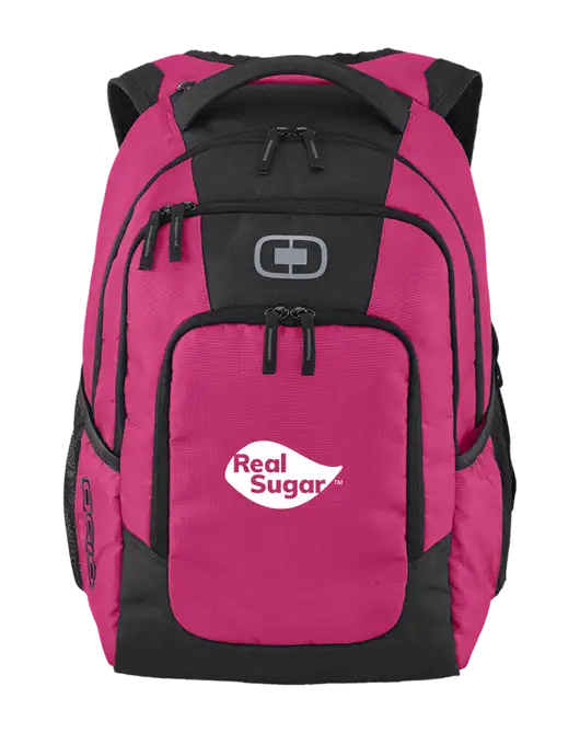 OGIO Flush Pink Logan Laptop Backpack
 w/Real Sugar Logo