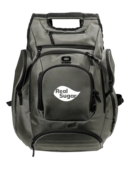 OGIO Medium Grey Metro Ballistic Laptop Backpack w/Real Sugar Logo