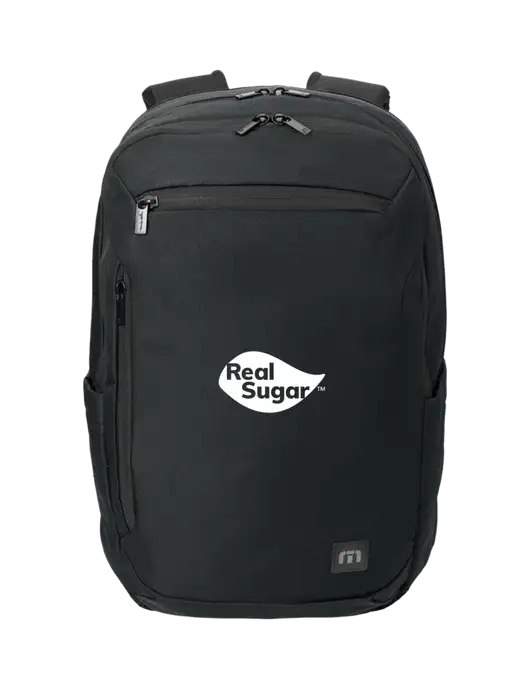 TravisMathew Black Duration Backpack w/Real Sugar Logo