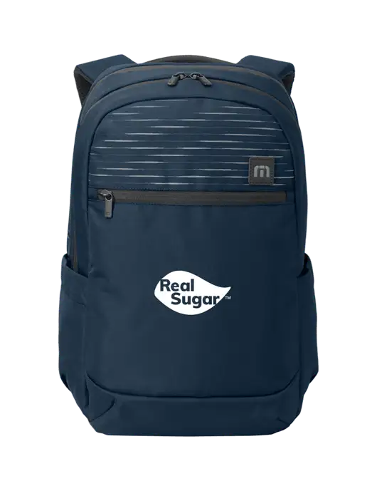 TravisMathew Navy Approach Backpack w/Real Sugar Logo