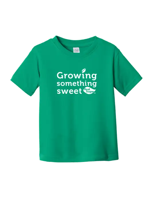 Rabbit Skins Kelly Toddler Fine Jersey Tee w/Growing Something Sweet Logo