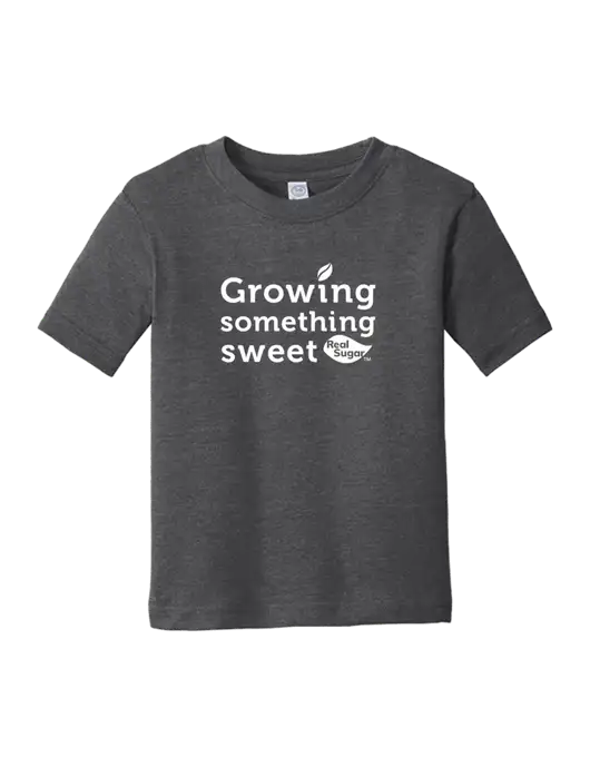 Rabbit Skins Vintage Smoke Toddler Fine Jersey Tee w/Growing Something Sweet Logo