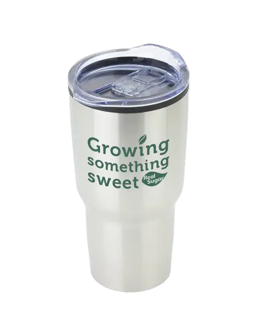 Odyssey Silver 30 oz Travel Tumbler w/Growing Something Sweet Logo