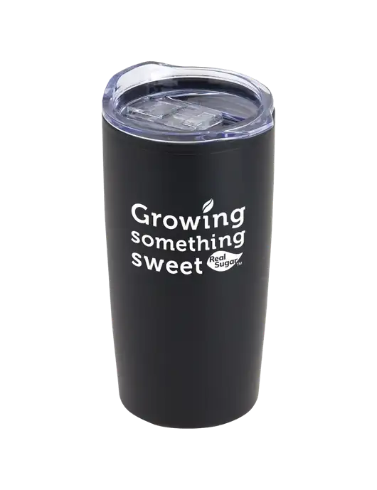 Olympus Black 20 oz Tumbler w/Growing Something Sweet Logo