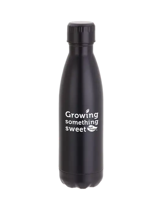 City Go Matte Black 17 oz Insulated Bottle w/Growing Something Sweet Logo