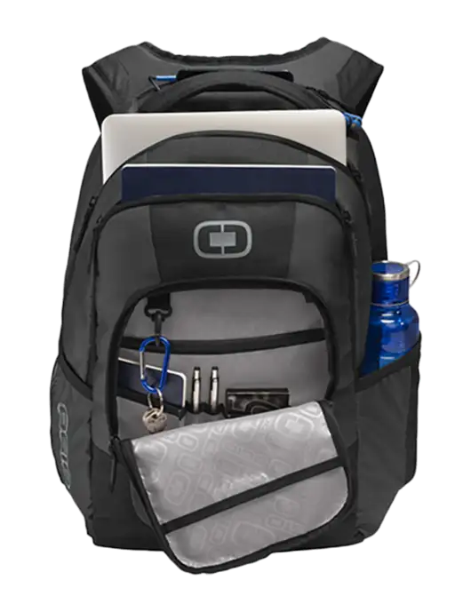 OGIO Diesel Grey Logan Laptop Backpack
 w/Real Sugar Logo